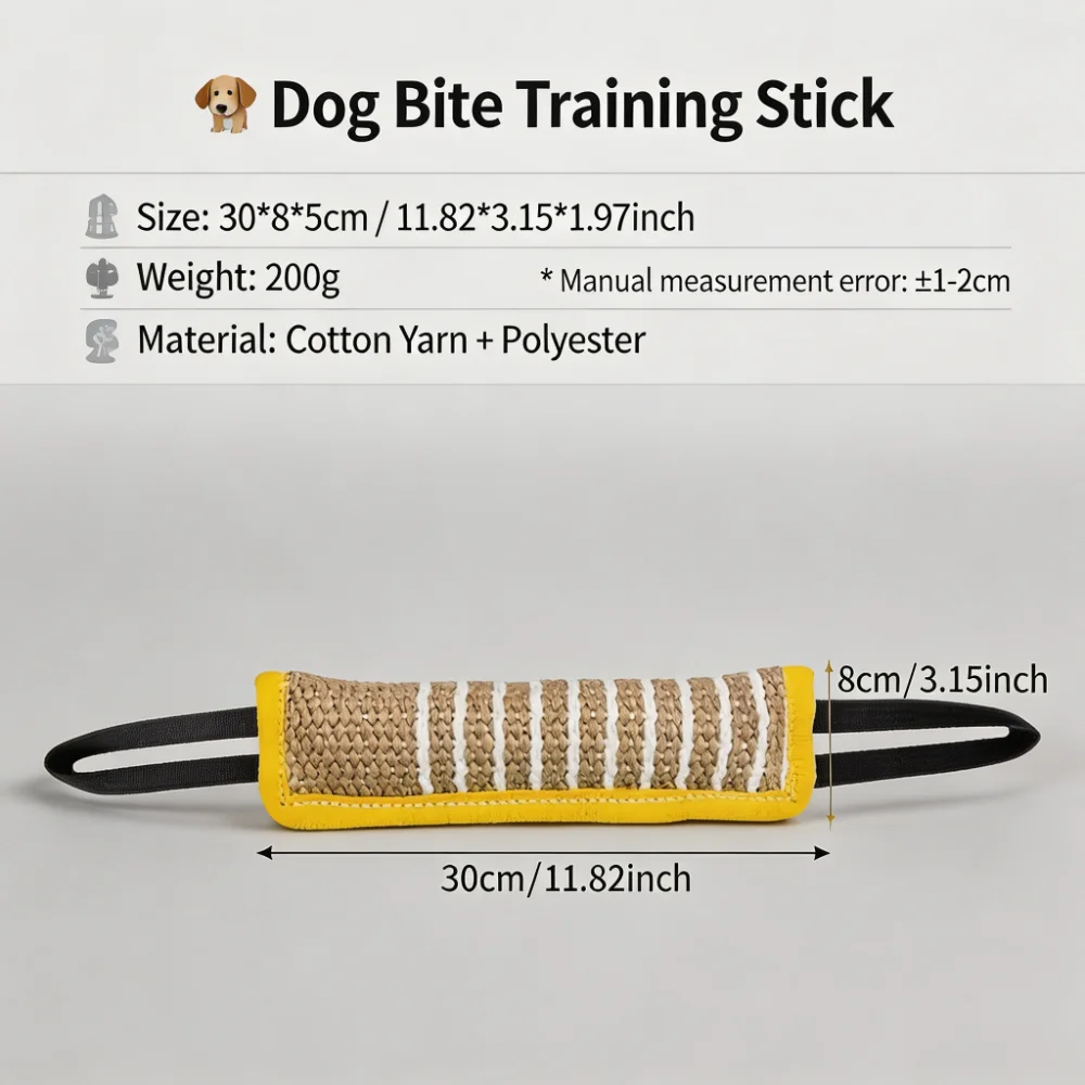 dog tug of war training stick for medium & large dogs