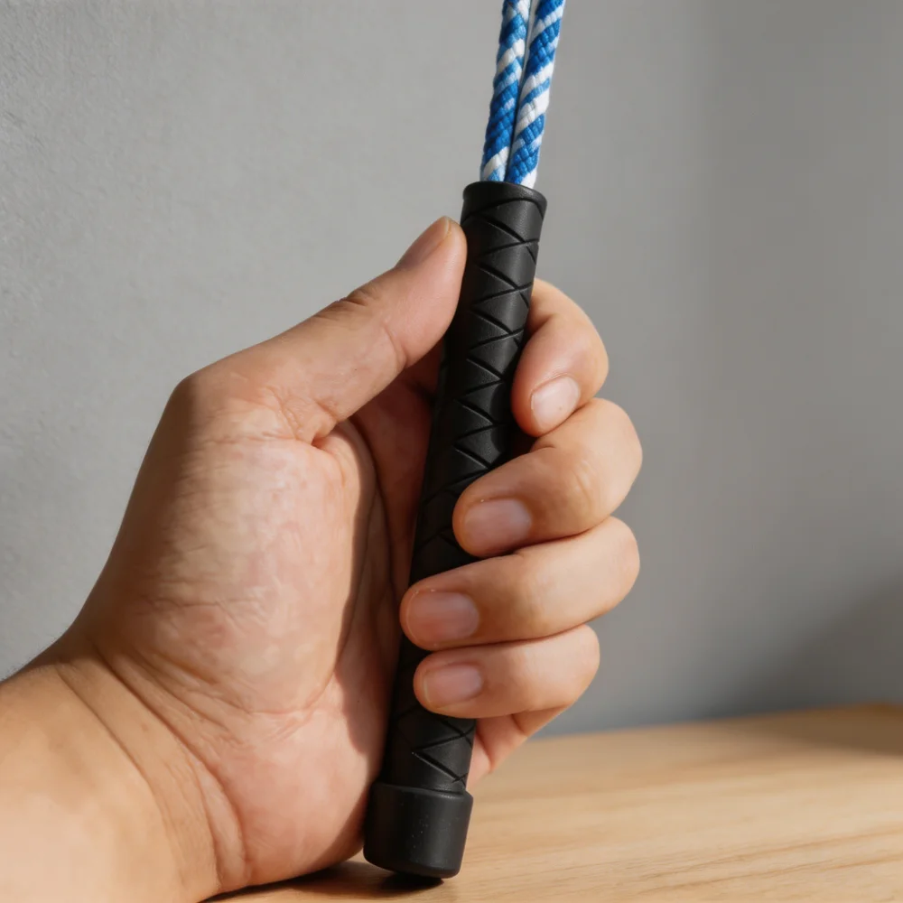 Pet Training Slapper with Palm-Shaped Leather Tip
