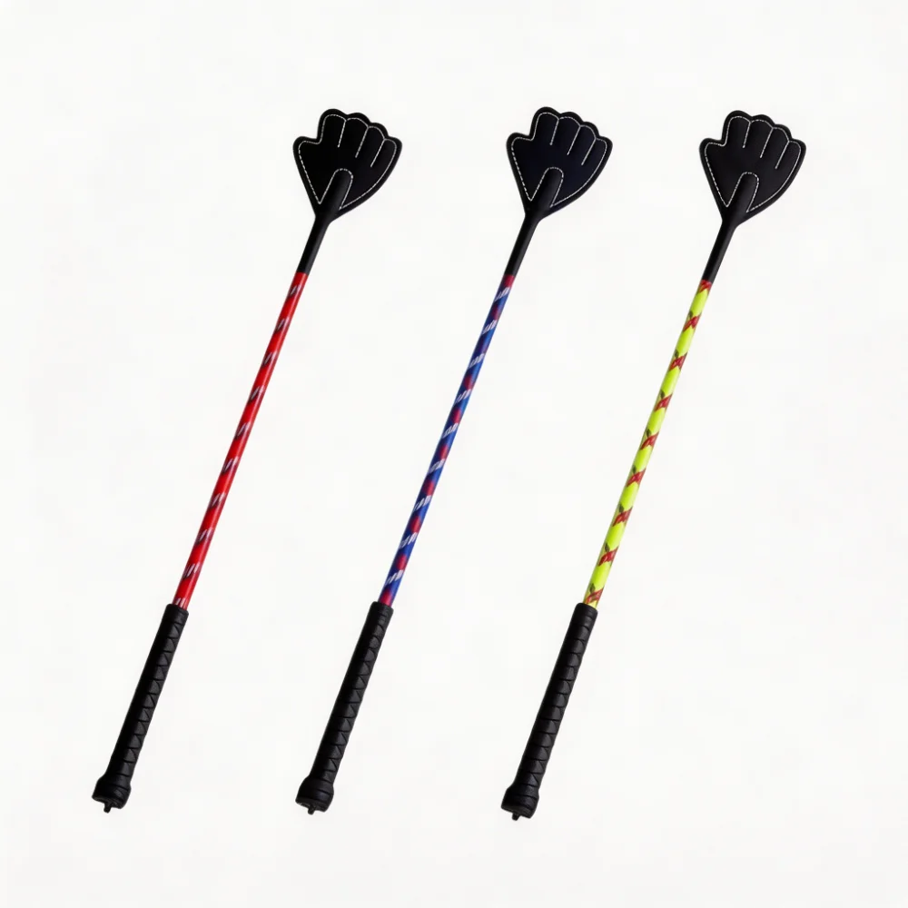 Pet Training Slapper with Palm-Shaped Leather Tip