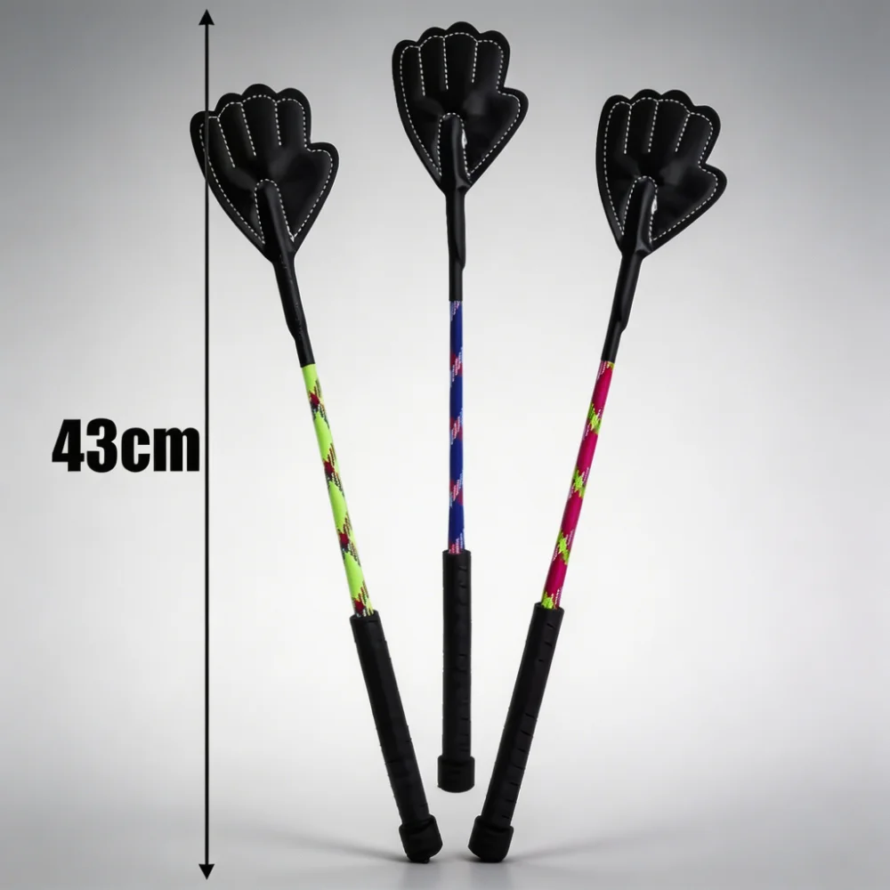 Pet Training Slapper with Palm-Shaped Leather Tip