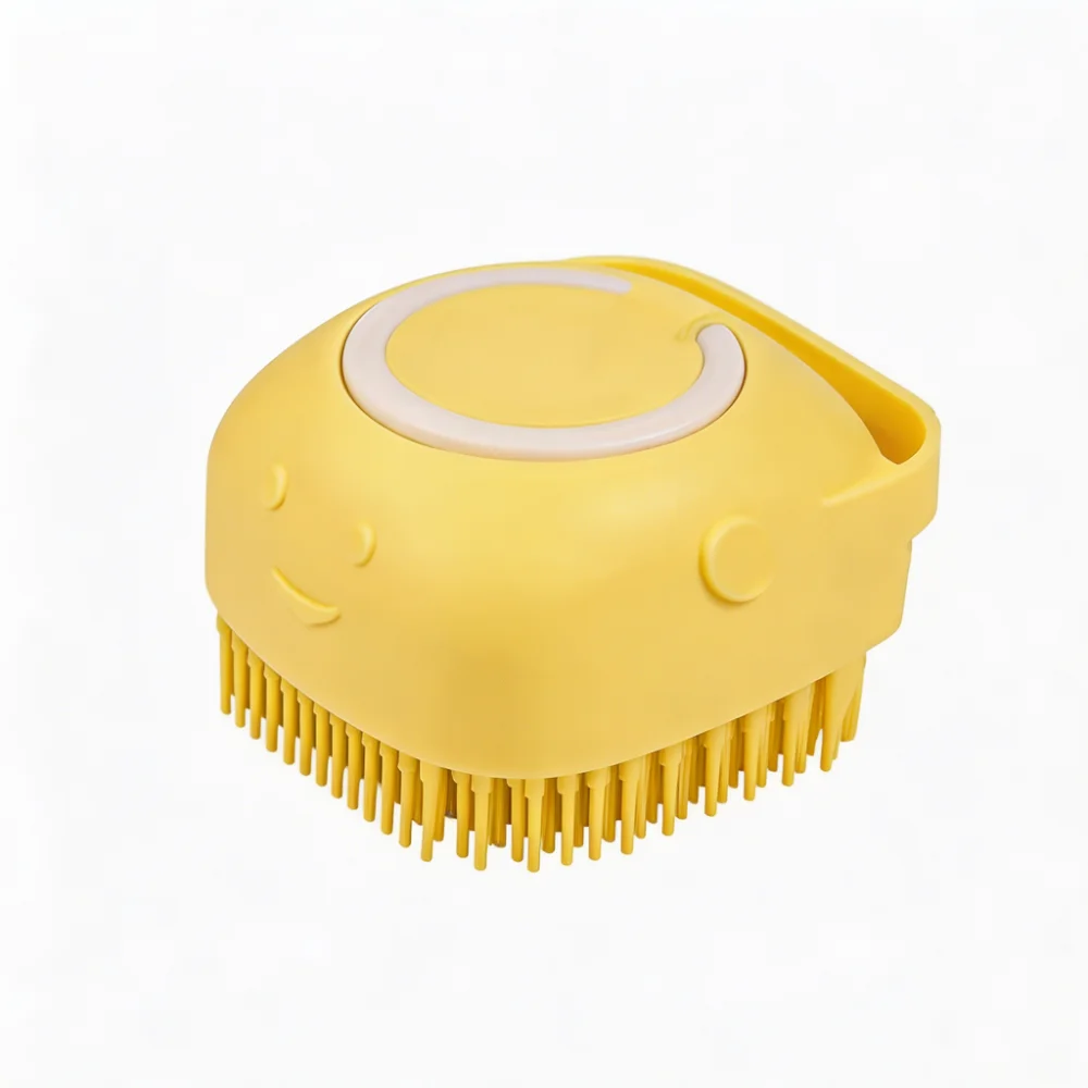 Silicone Bath Brush with Built-In Liquid Dispenser