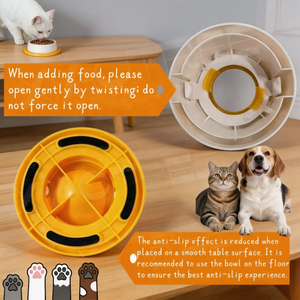 Slow Feeder Pet Bowl & Lick Mat