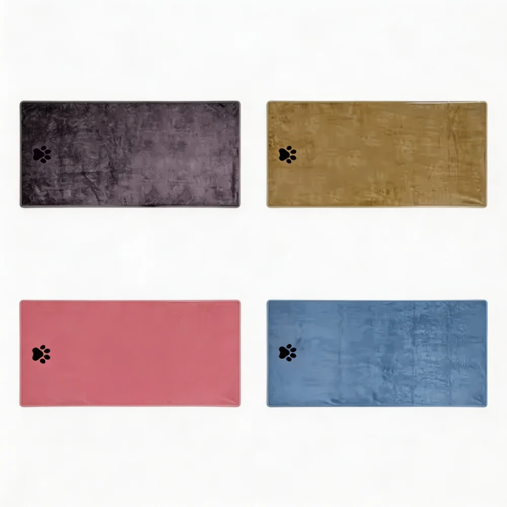 Super Absorbent Quick-Dry Bath Towel with Paw Print