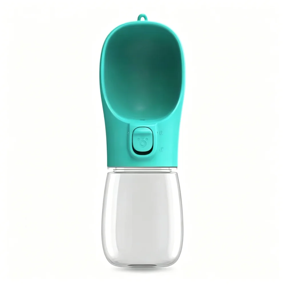 Portable Pet Water Bottle with Wide Drinking Trough