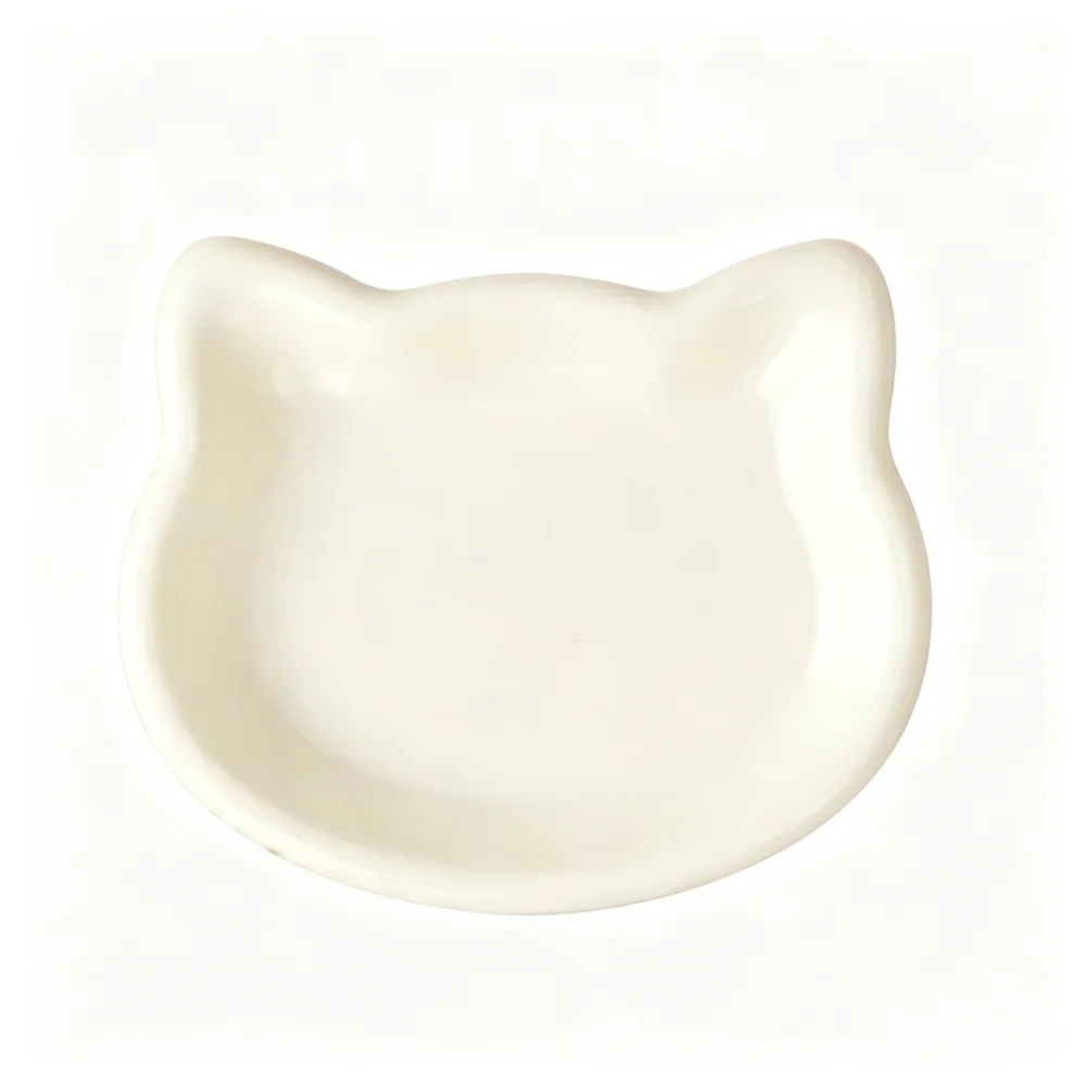 Cat Shape Ceramic Dipping Sauce Dish Set