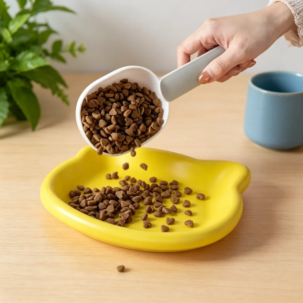 Cat Shape Ceramic Dipping Sauce Dish Set