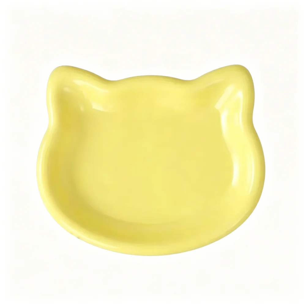Cat Shape Ceramic Dipping Sauce Dish Set