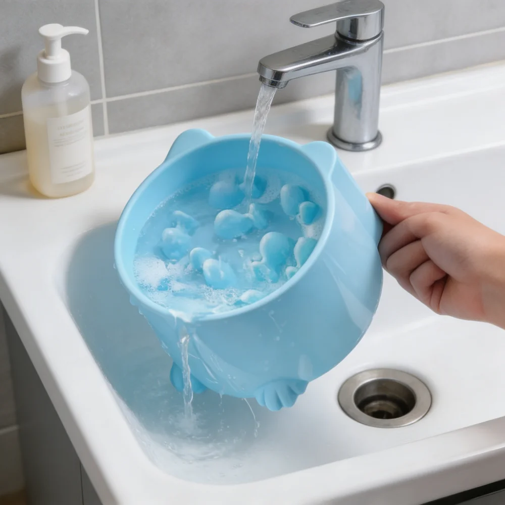 Cat Slow Feeder Bowl with Fish Maze Design