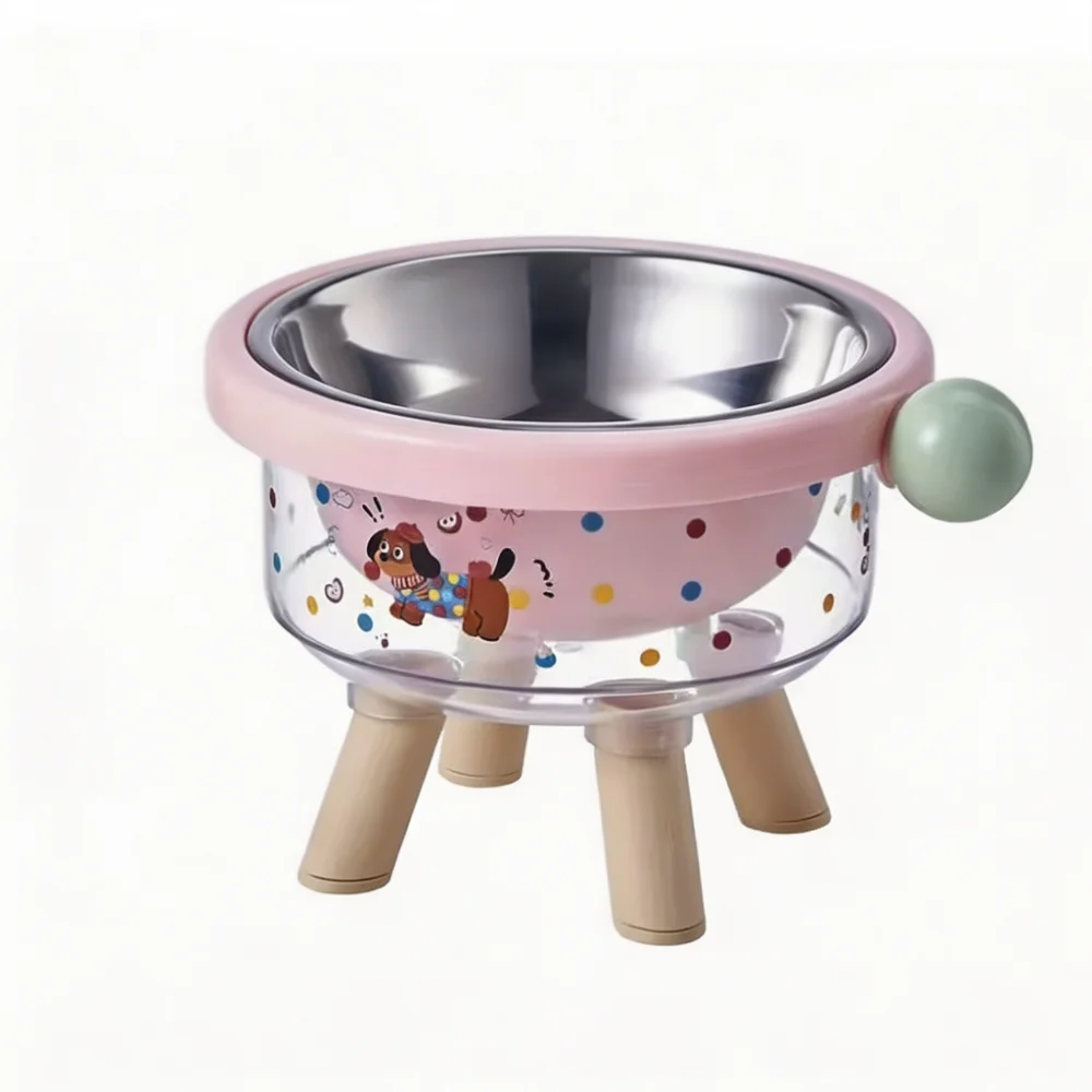 Elevated Cat Dog Bowl Nordic Style Raised Pet Feeder