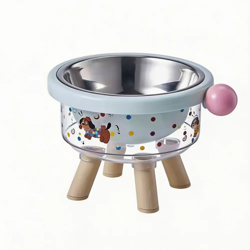 Elevated Cat Dog Bowl Nordic Style Raised Pet Feeder