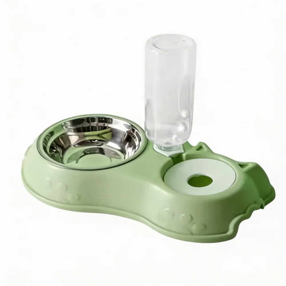 Gravity Auto-Refill Pet Water and Food Bowl Set
