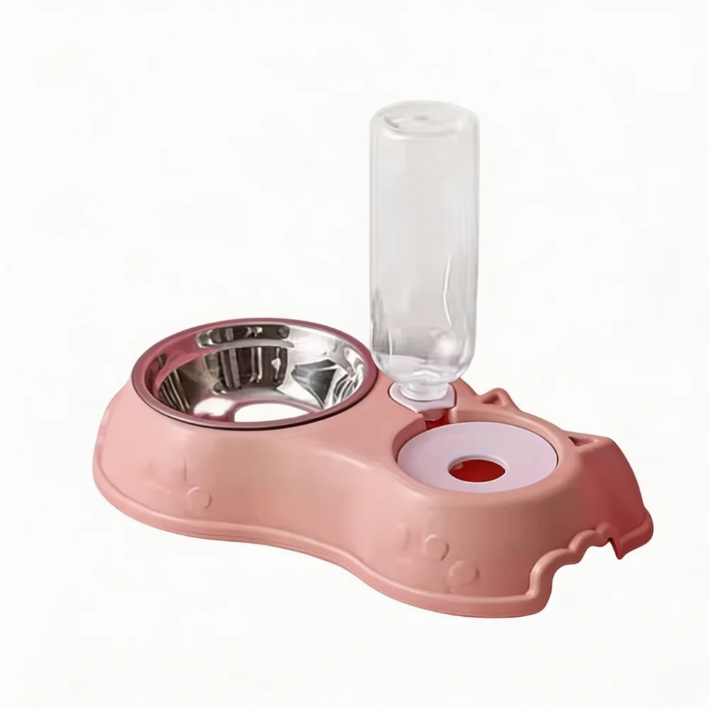 Gravity Auto-Refill Pet Water and Food Bowl Set