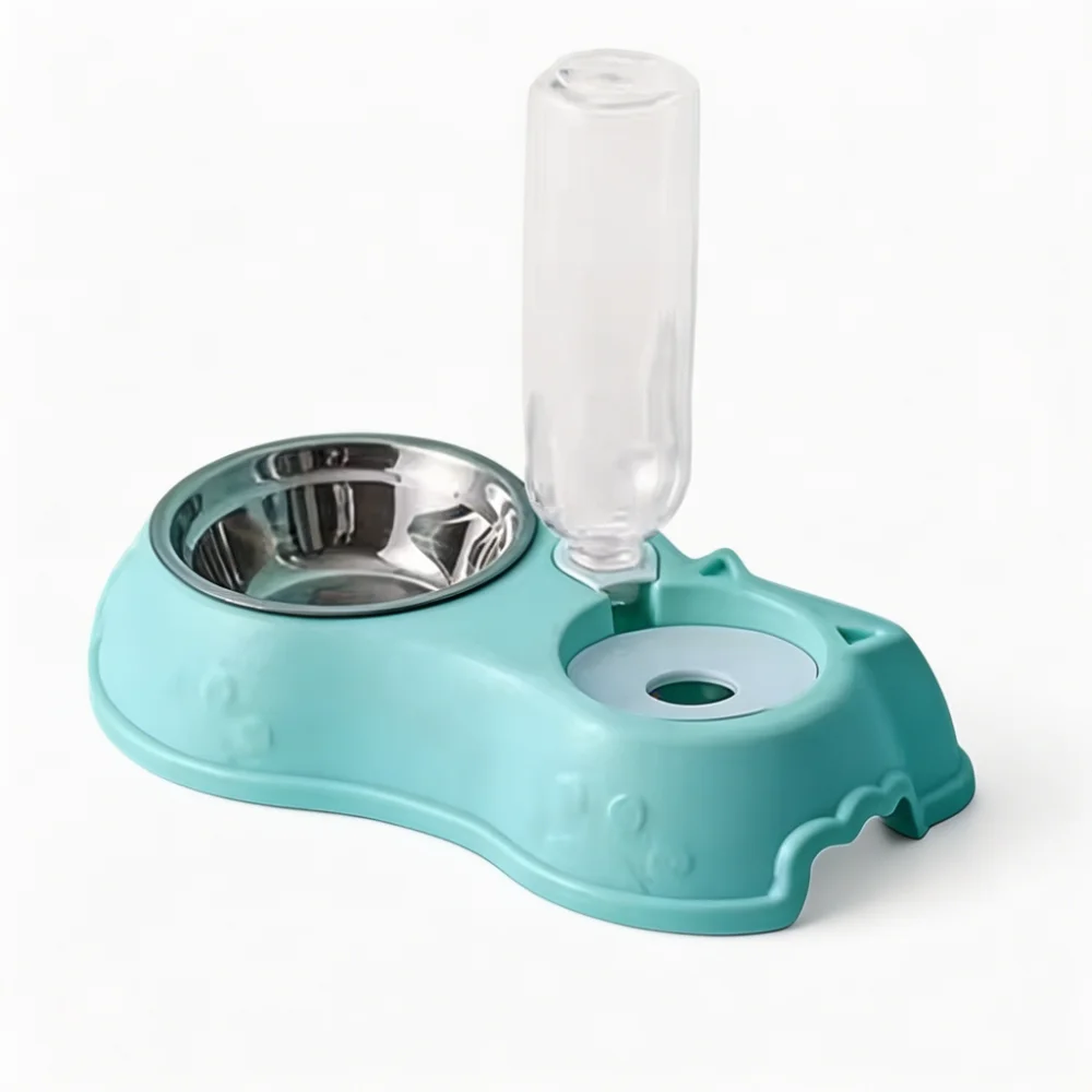 Gravity Auto-Refill Pet Water and Food Bowl Set