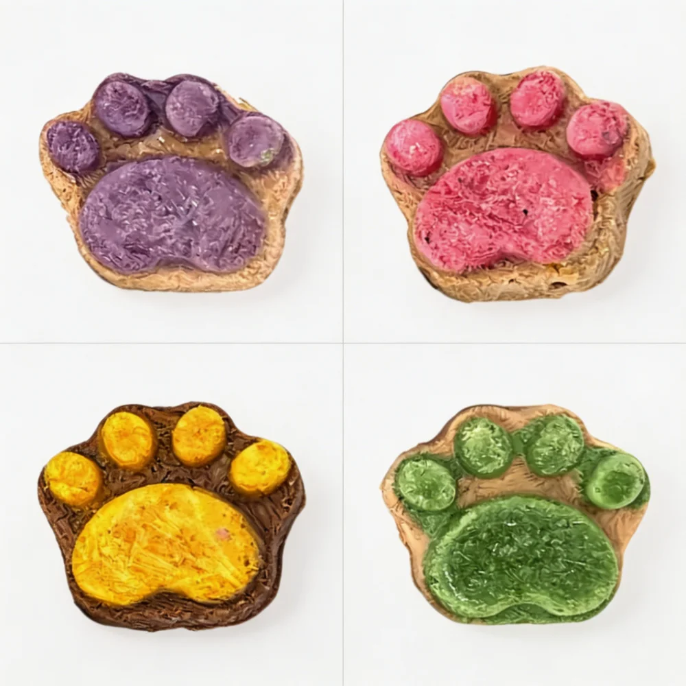 Paw Print Natural Dental Chew Bones for Dogs