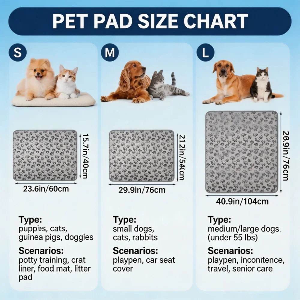 Pet Bath Towel with Paw Print Design