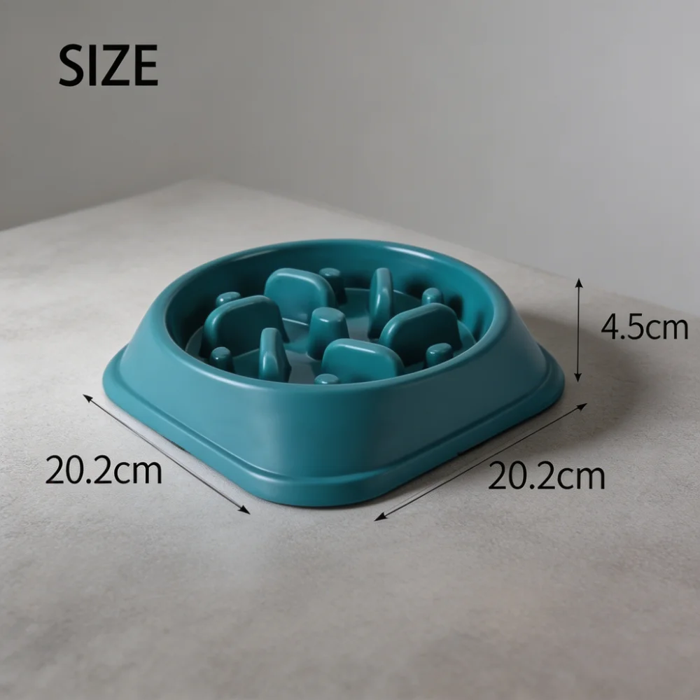 Slow Feeder Dog Cat Bowl with Maze Design
