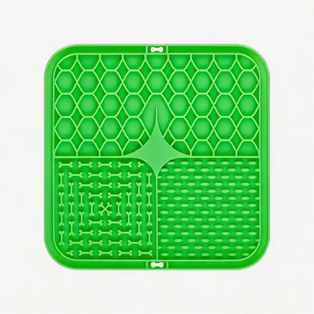 Slow Feeder Lick Mat for Dogs and Cats with Suction Cup