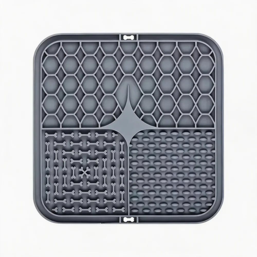 Slow Feeder Lick Mat for Dogs and Cats with Suction Cup