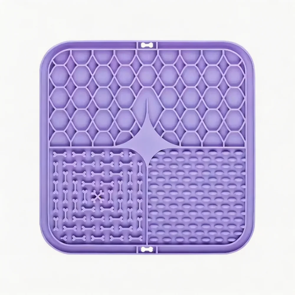 Slow Feeder Lick Mat for Dogs and Cats with Suction Cup