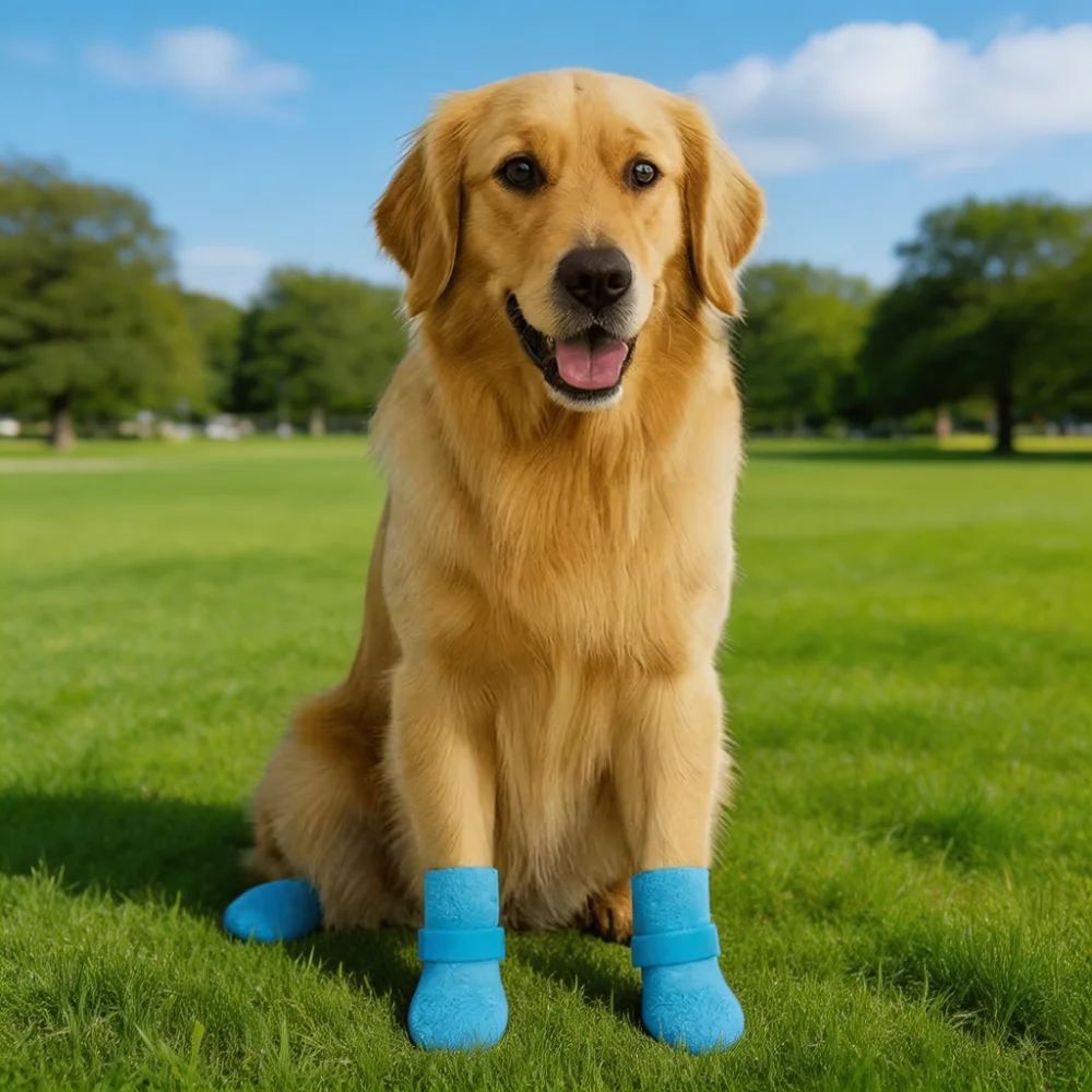 Waterproof Non-Slip Dog Socks Set of 4