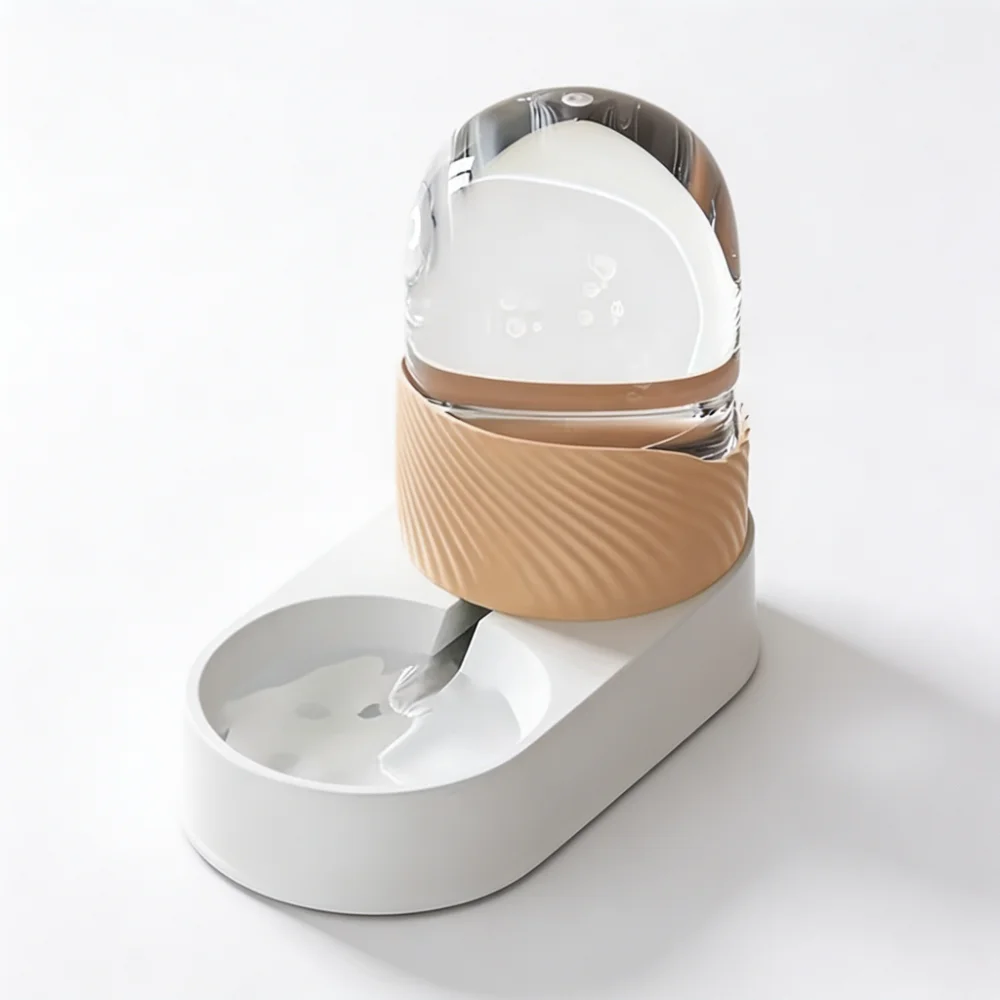 3.8L Whale Series Gravity Pet Feeder and Water Dispenser Set
