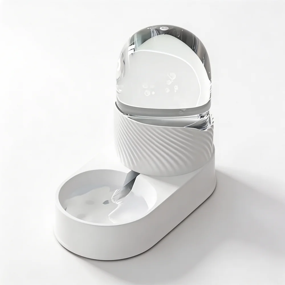 3.8L Whale Series Gravity Pet Feeder and Water Dispenser Set