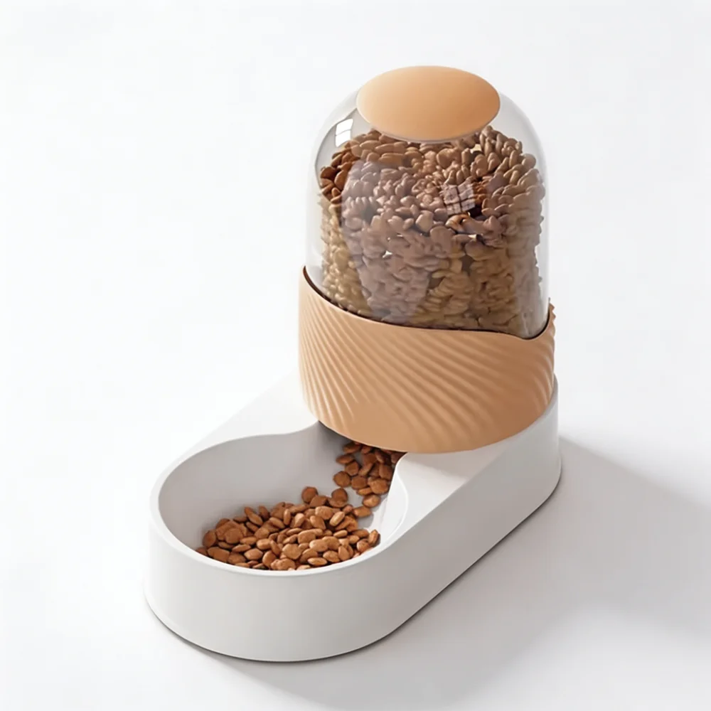 3.8L Whale Series Gravity Pet Feeder and Water Dispenser Set