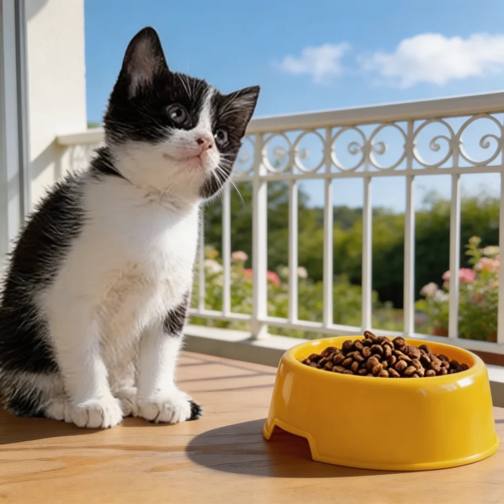 Whisker Fatigue Free Cat Bowl Wide Shallow Pet Feeding Dish